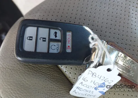 2016 Honda Accord Ex z USA, uszkodzony, nr VIN 1HGCR2F75GA226592